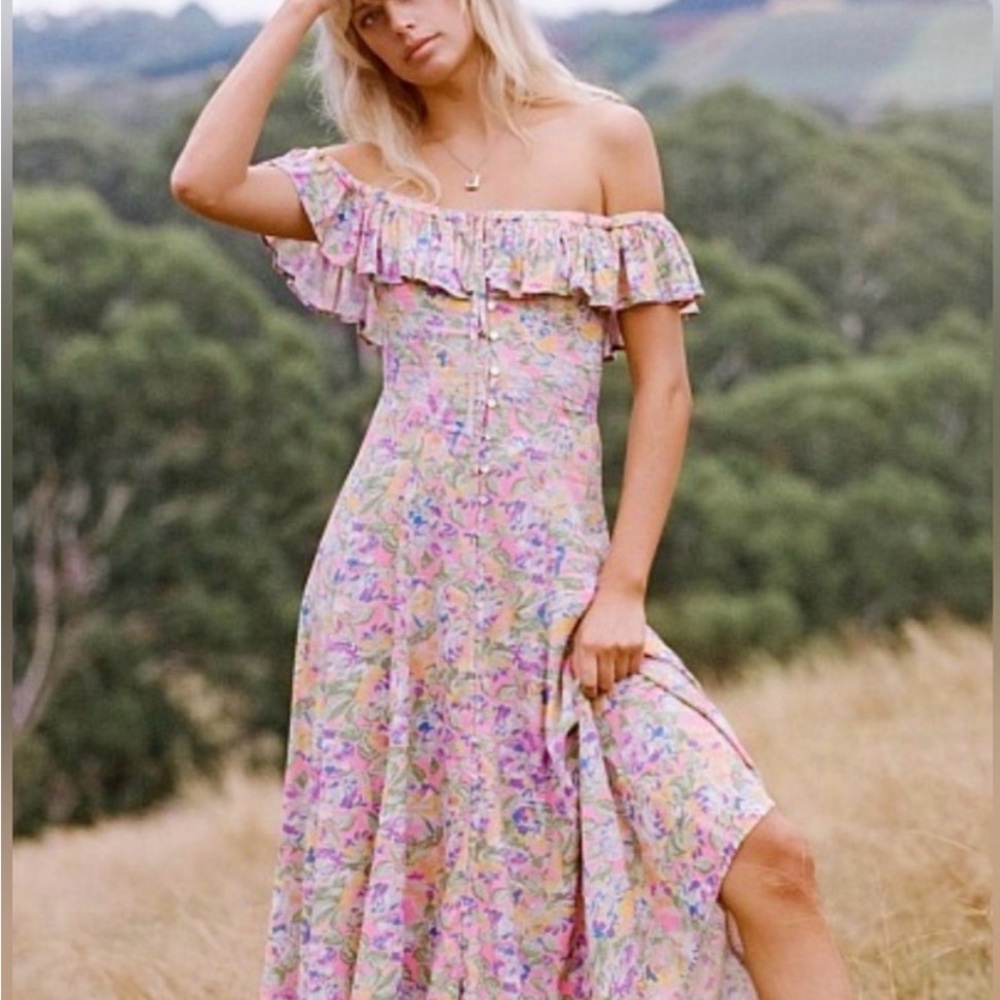 Spell -  Dolly off the shoulder sundress